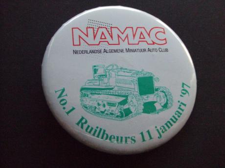 NAMAC miniatuur autobeurs rupsvoertuig